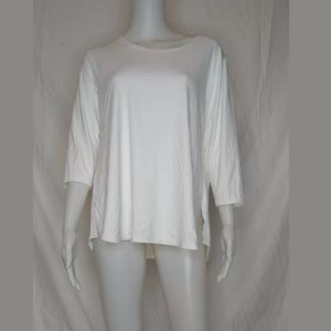 sympli White Go To Classic T Relax Size 12